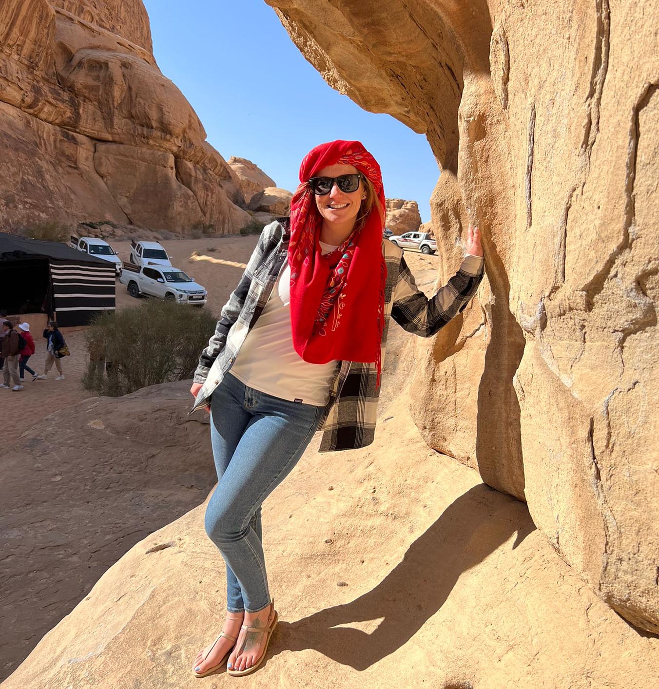 I hiked to Petra and floated in the Dead Sea in Jordan – all while pregnant