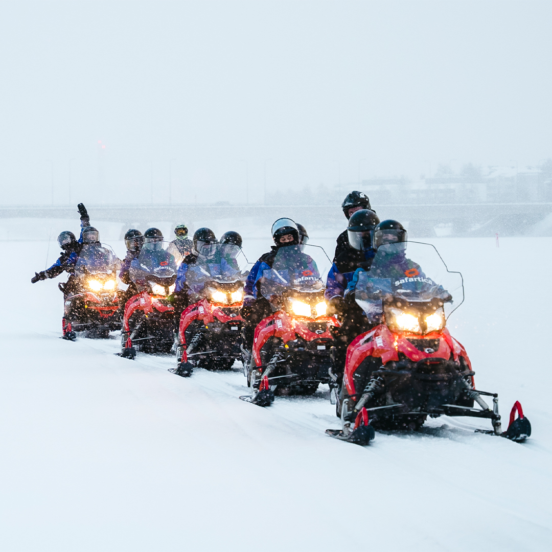 Finland: Northern Lights & Snowmobiles