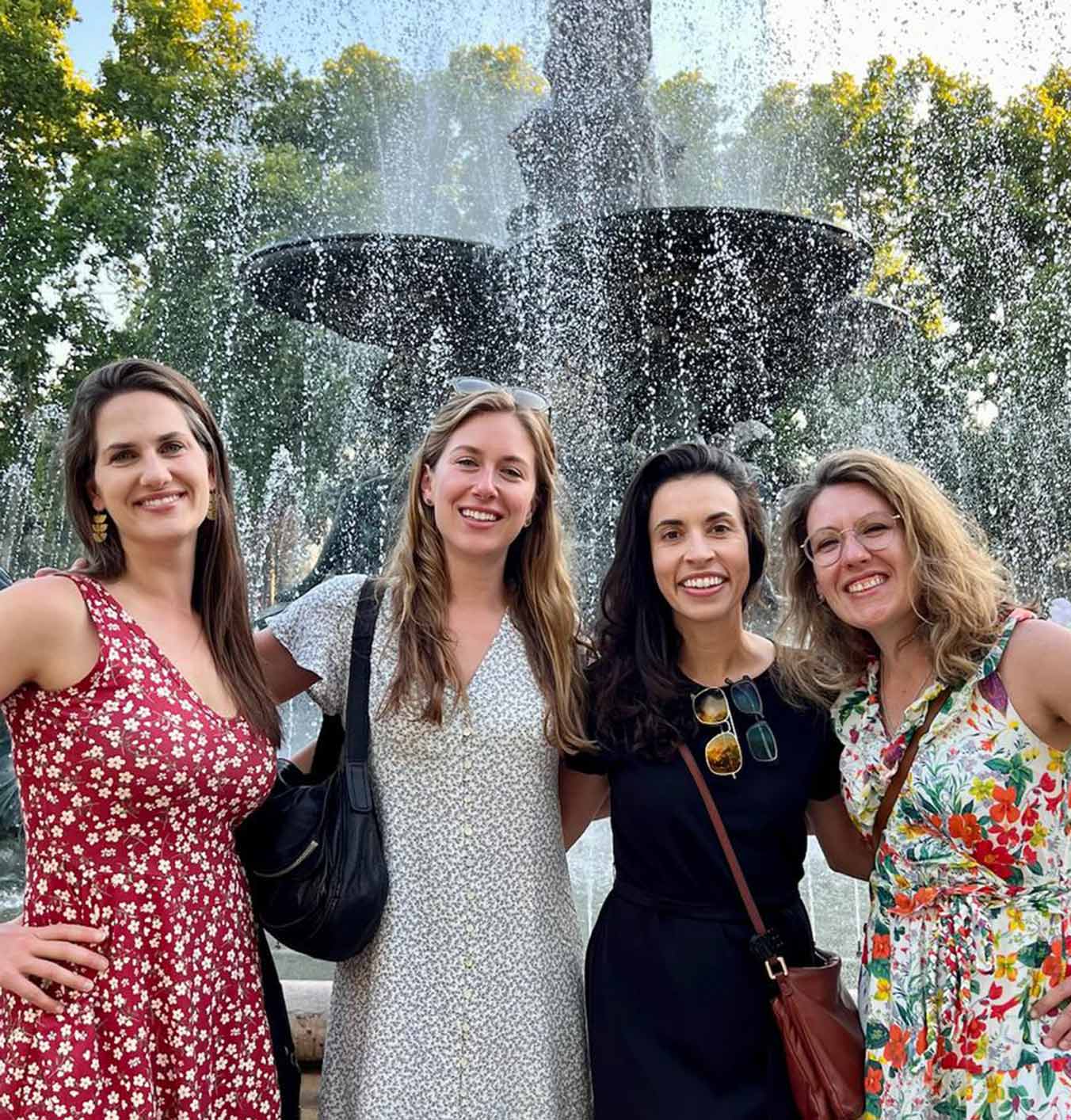 I met three best friends from Chicago on a group trip – thousands of miles from home